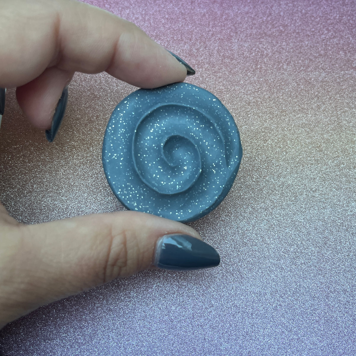 Polymer Clay Spirale – Worry Stone Anti-Stressstein