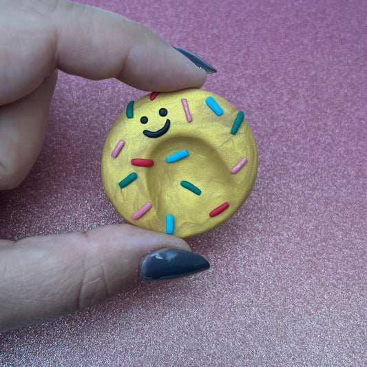 Polymer Clay Cookie – Worry Stone Anti-Stressstein